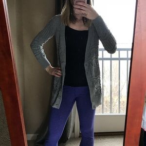 LC Lauren Conrad button front cardigan